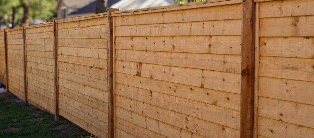 the fence builders wooden fence